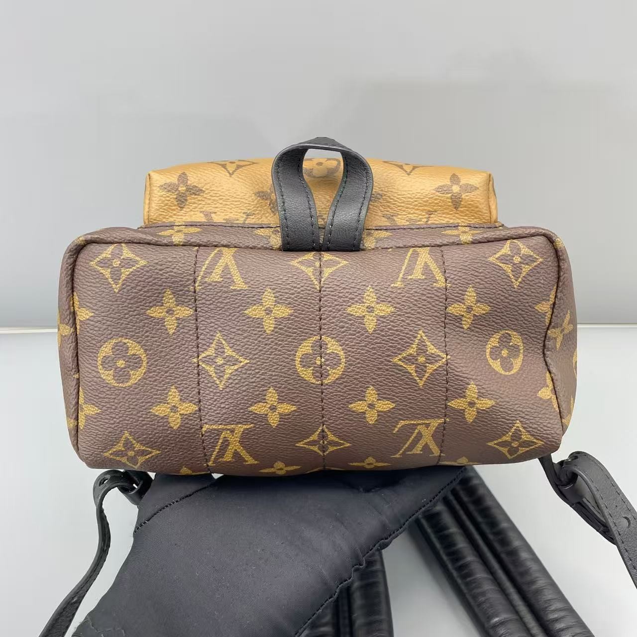 Louis Vuitton Palm Springs Mini Monogram Reverse Canvas Backpack / Sling Bag