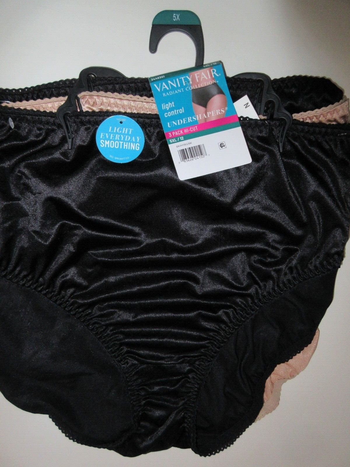 Vanity Fair Radiant 3-Pairs HI-CUT Brief underwear Panties Nylon plus ~ 5X/12