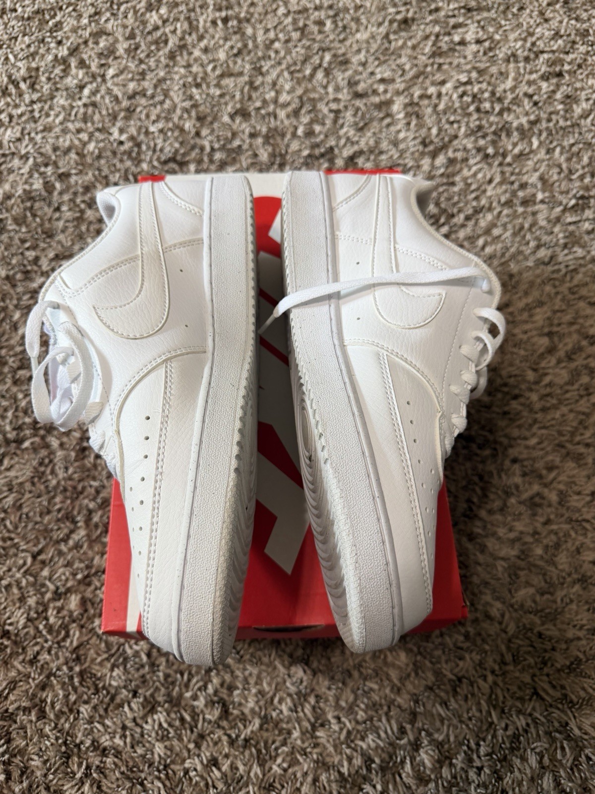 Size 10 – Nike Court Vision Next Nature Low Triple White