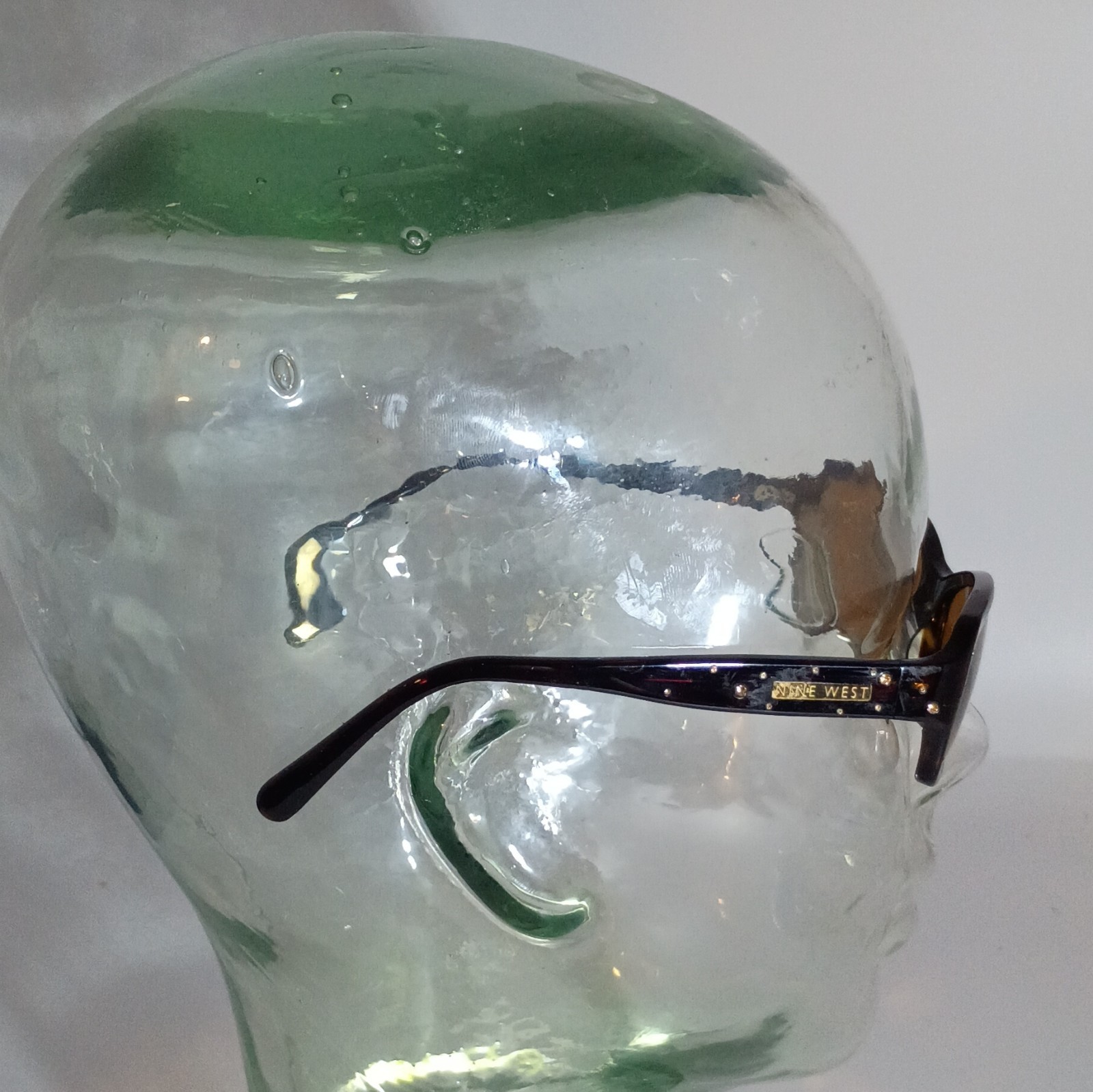 Nine West NW518S Rectangle Sunglasses Tortoise UV400 125mm Light Scratches