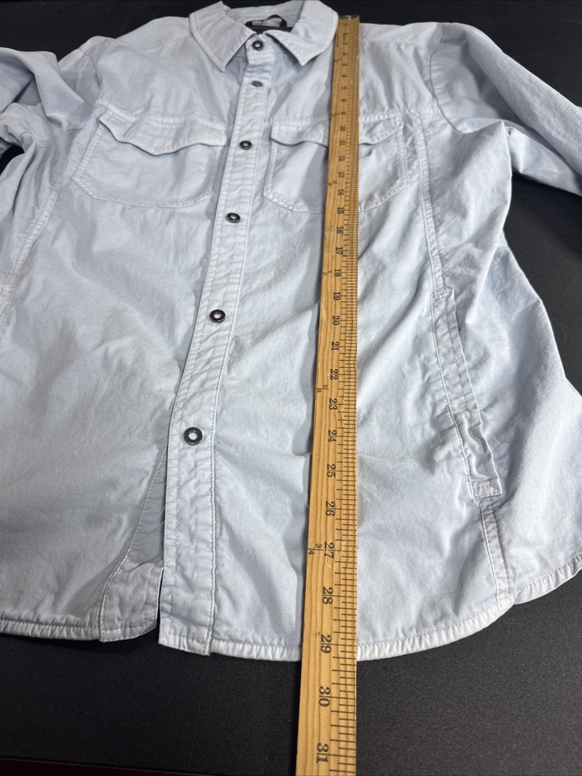 Waterville Button Down Shacket – Blue – Size 52
