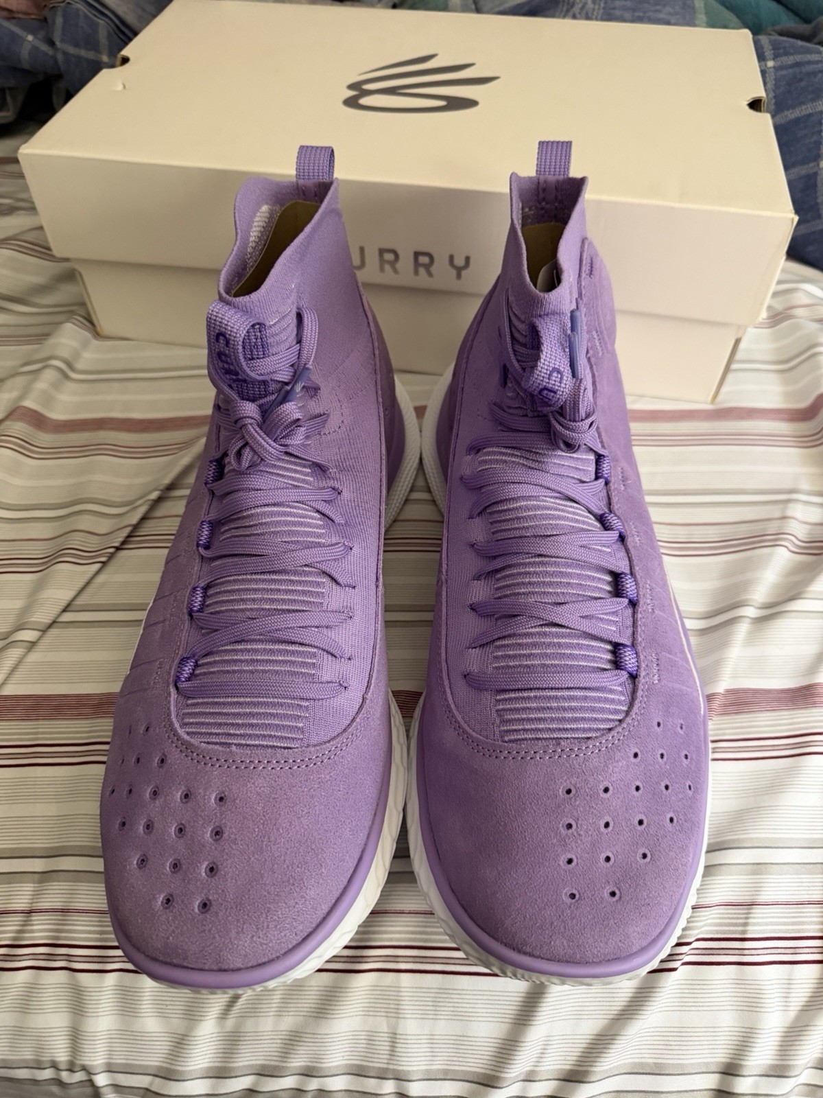 Size 13.5- Under Armour Curry 4 Vivid Lilac 2022