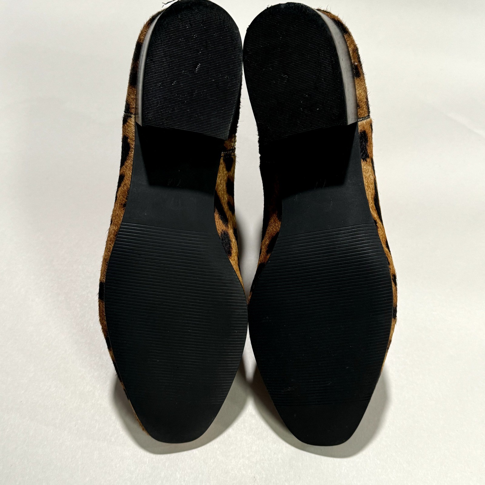 Talbots Classic Leopard Dakota Booties Ankle Boots Genuine Leather Size 7M