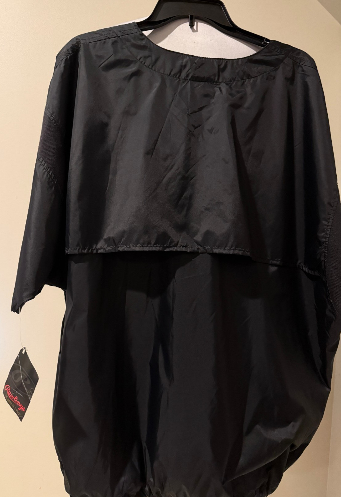 RAWLINGS Mens Baseball Windbreaker Rain Pullover Shirt Jacket NWT – 2XL XXL