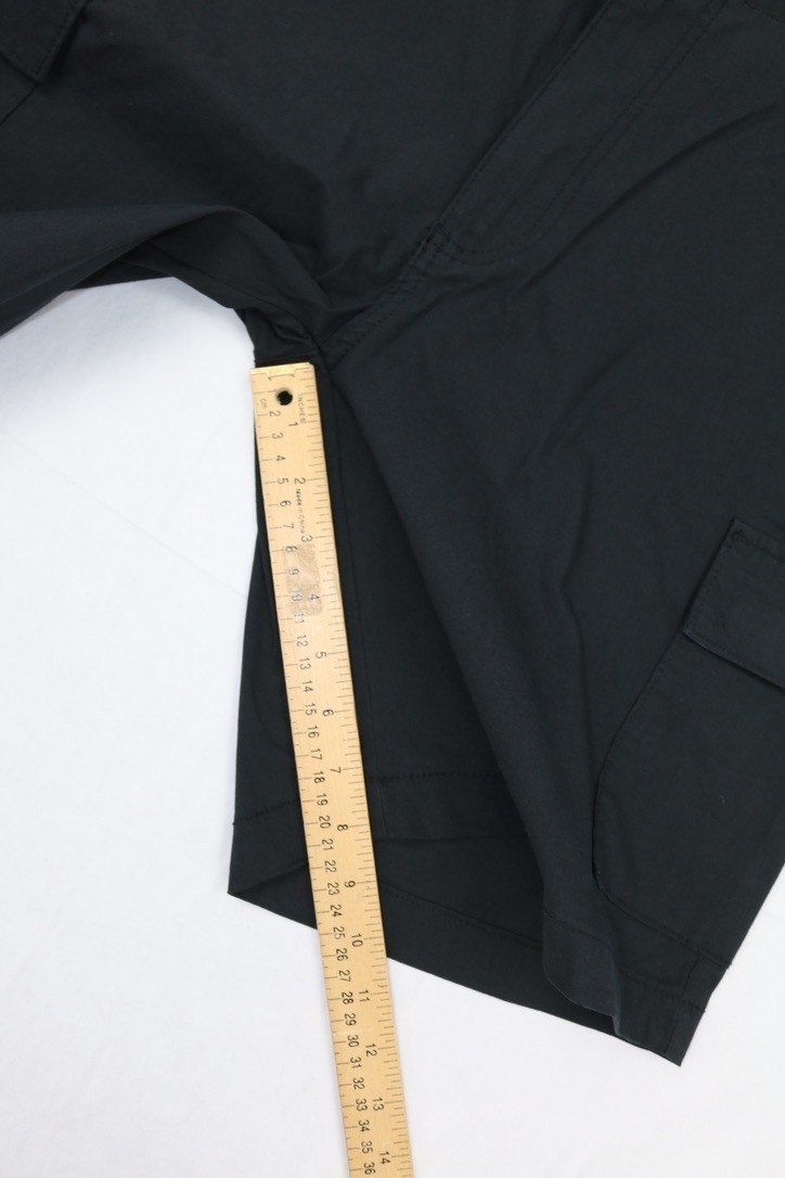 Wearfirst Mens Cargo Short Black Sz M 9in Inseam Stretch Soft Touch Comfort