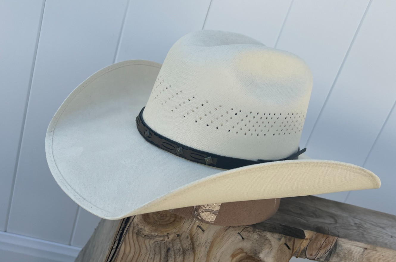 MEN’S WESTERN COWBOY RODEO HAT. RANCH STYLE COWBOY RIDING HAT. SOMBRERO VAQUERO