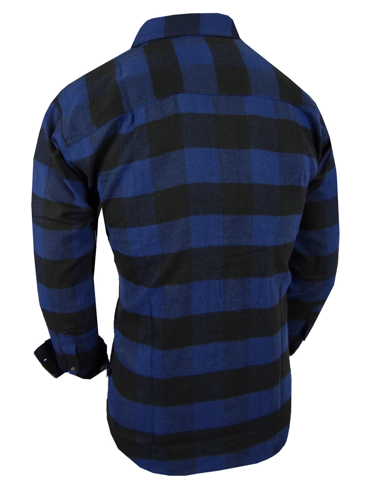 Plaid Flannel Shirt Soft Mens Cotton Big Check Pattern Chest Pocket Casual Light