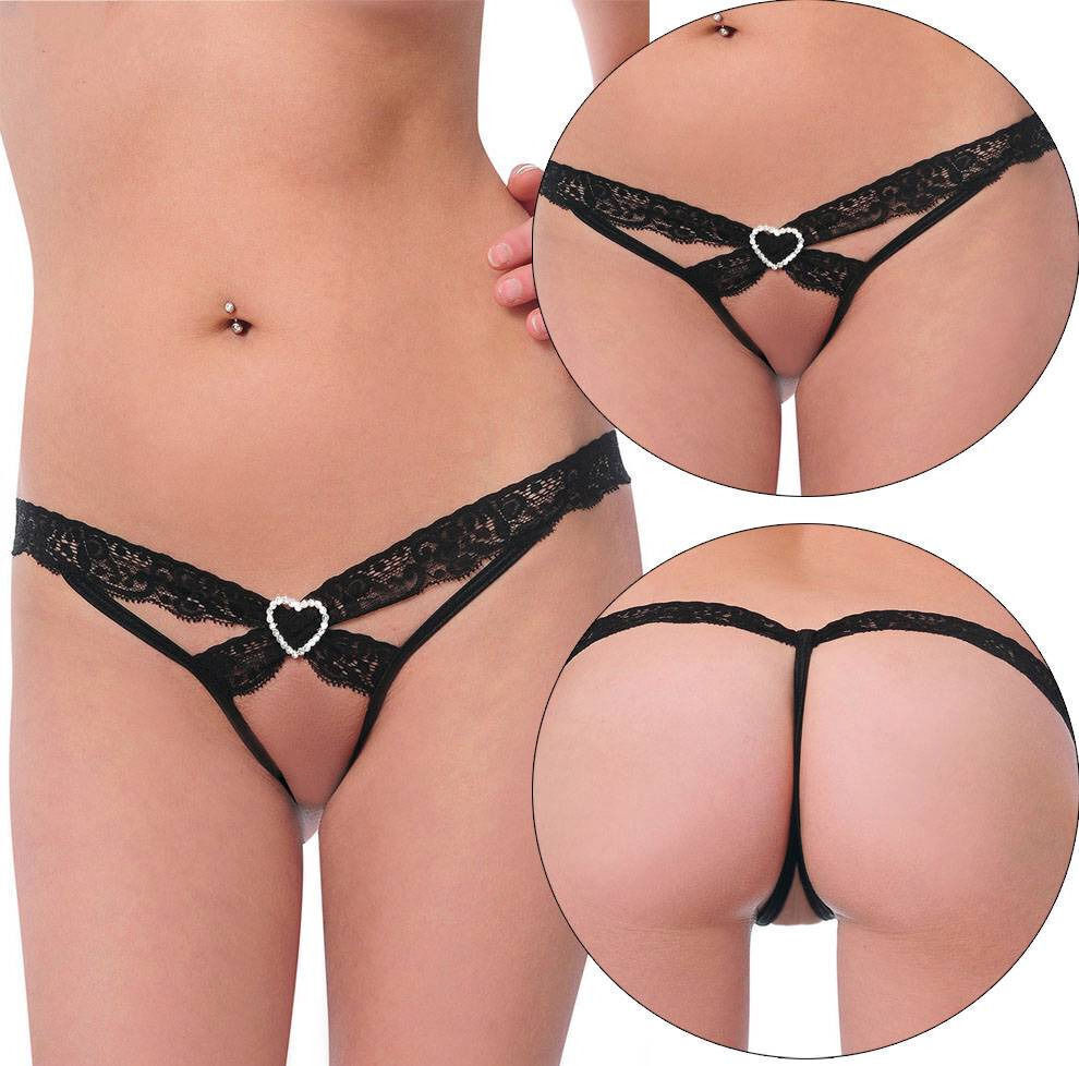 2 Pack Lot Sexy Womens See Through Underwear Panties G-String Thongs Lingeries