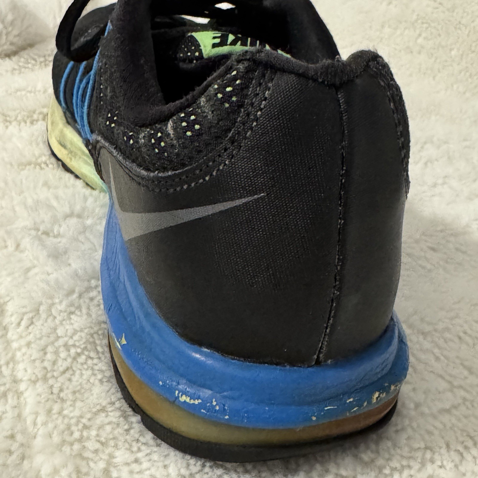 NIKE Air Max Dynasty Premium Sneakers Men’s 11.5 Black Blue Green 829711-007
