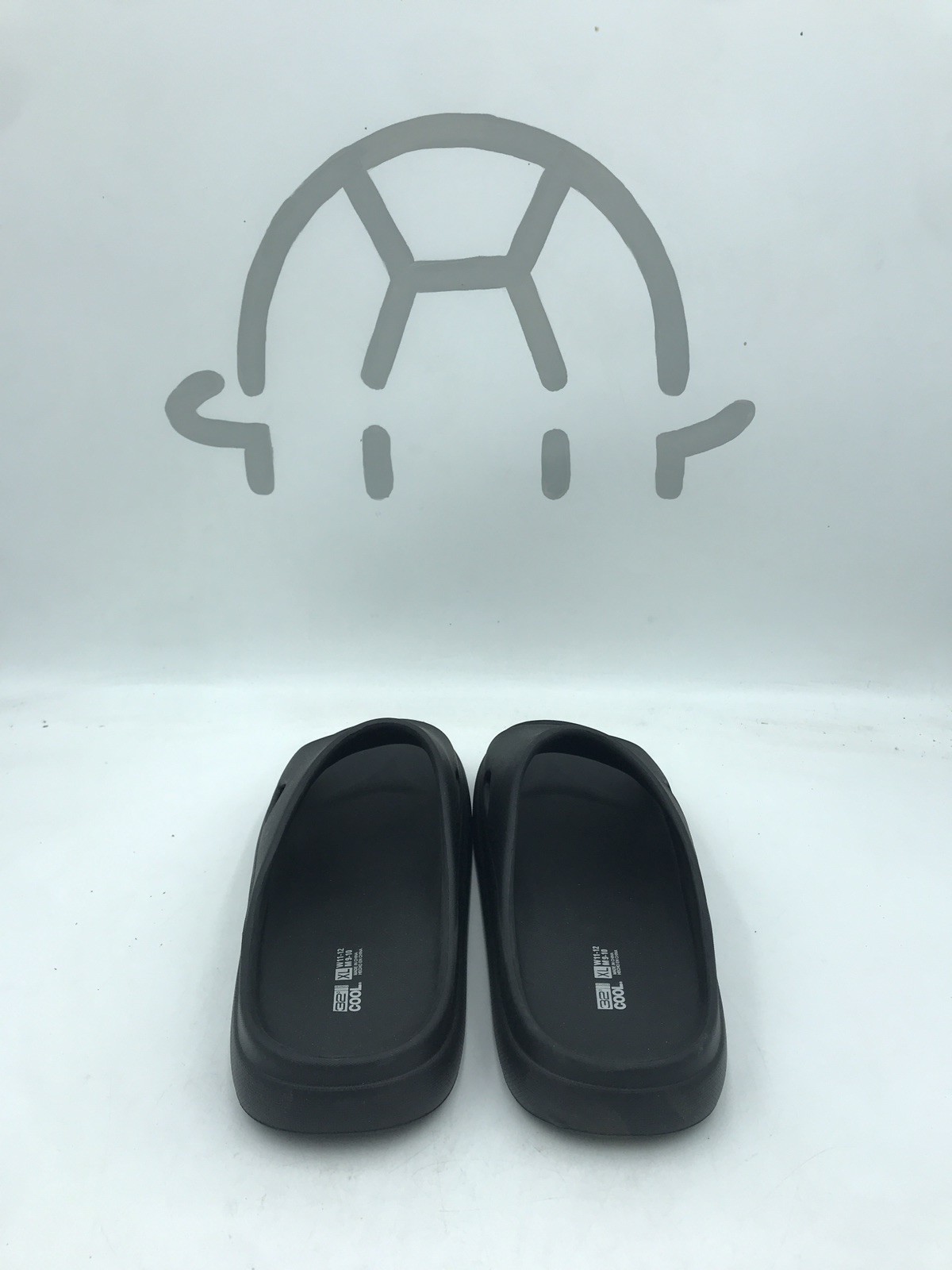 32 Degrees Cool Cushion Slide Unisex Sandals Black Pick Size