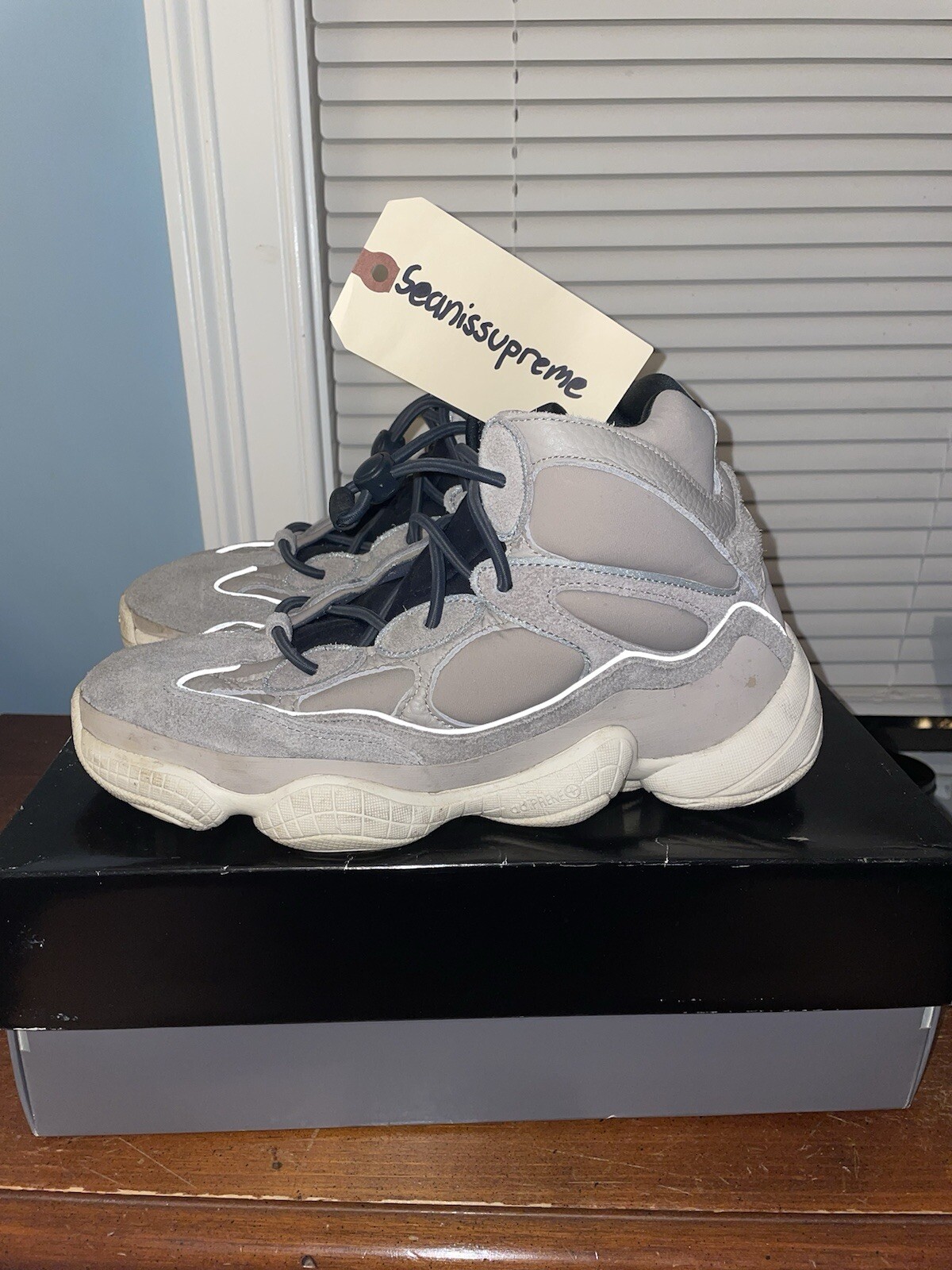 Used Adidas Yeezy 500 High Mist Stone Size 10.5
