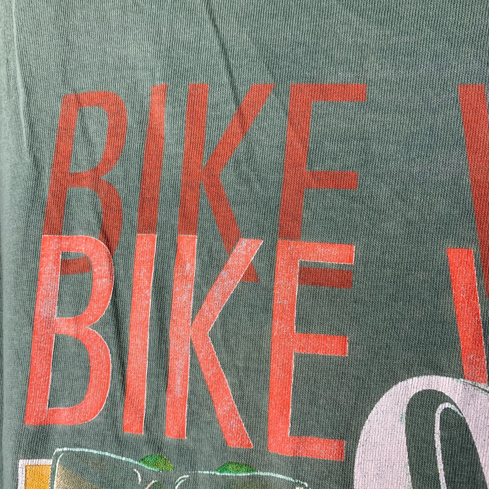 VINTAGE AMERICAN BIKER 90s EAGLE DAYTONA BEACH USA CMJ SPORTS WEAR sz L MEN