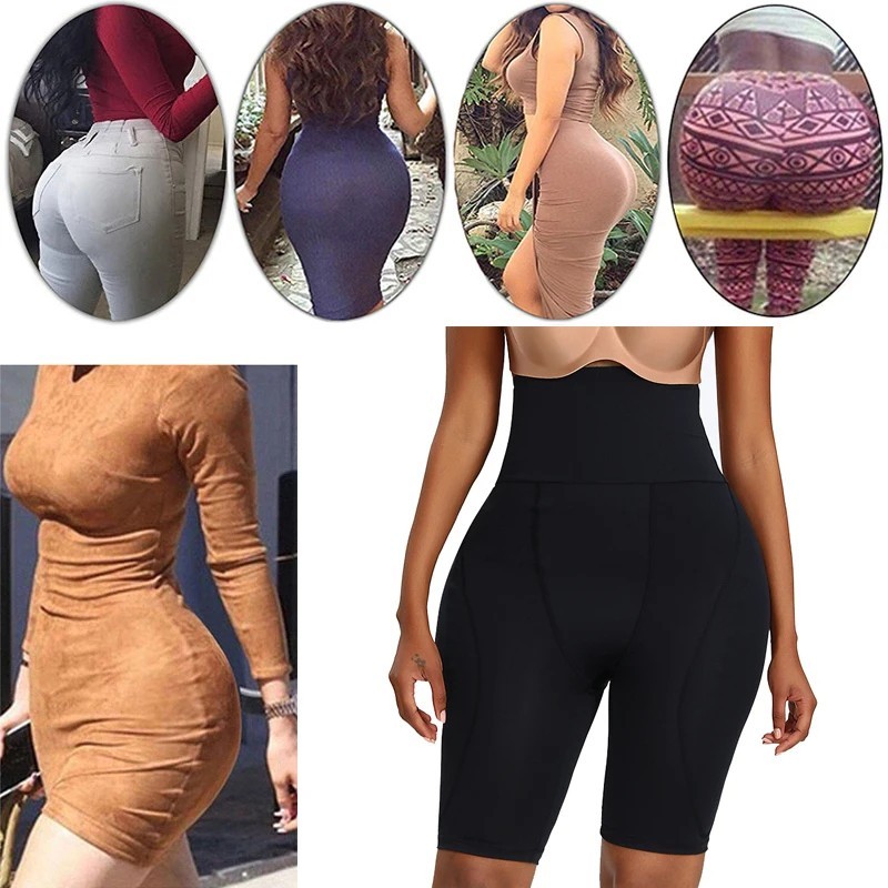 Women’s Hip Enhancer Shapewear Padded Panties High Waist Butt Lifter Shorts