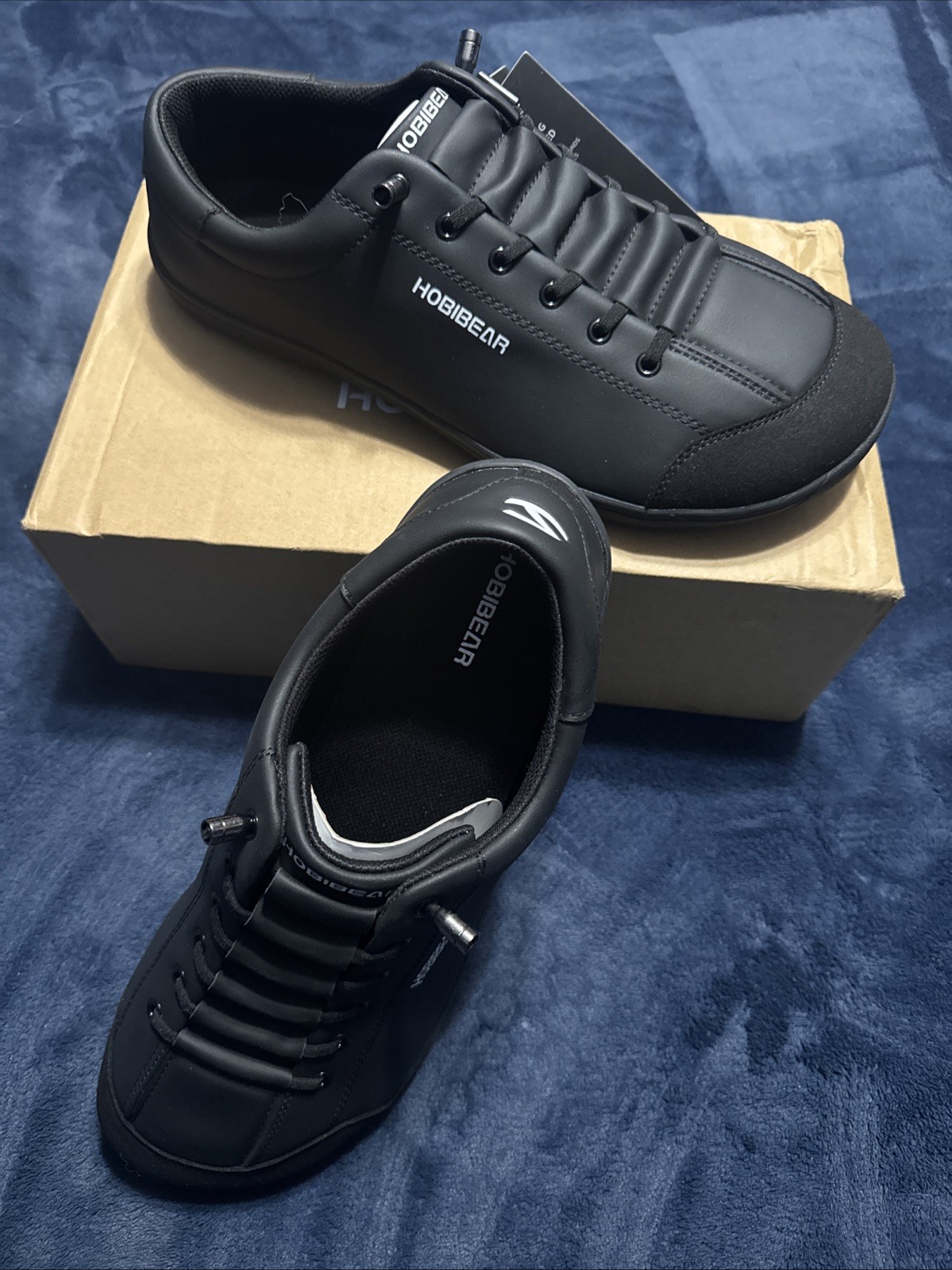 Hobibear Barefoot Shoes Black Wide Toe, Size Eur 48