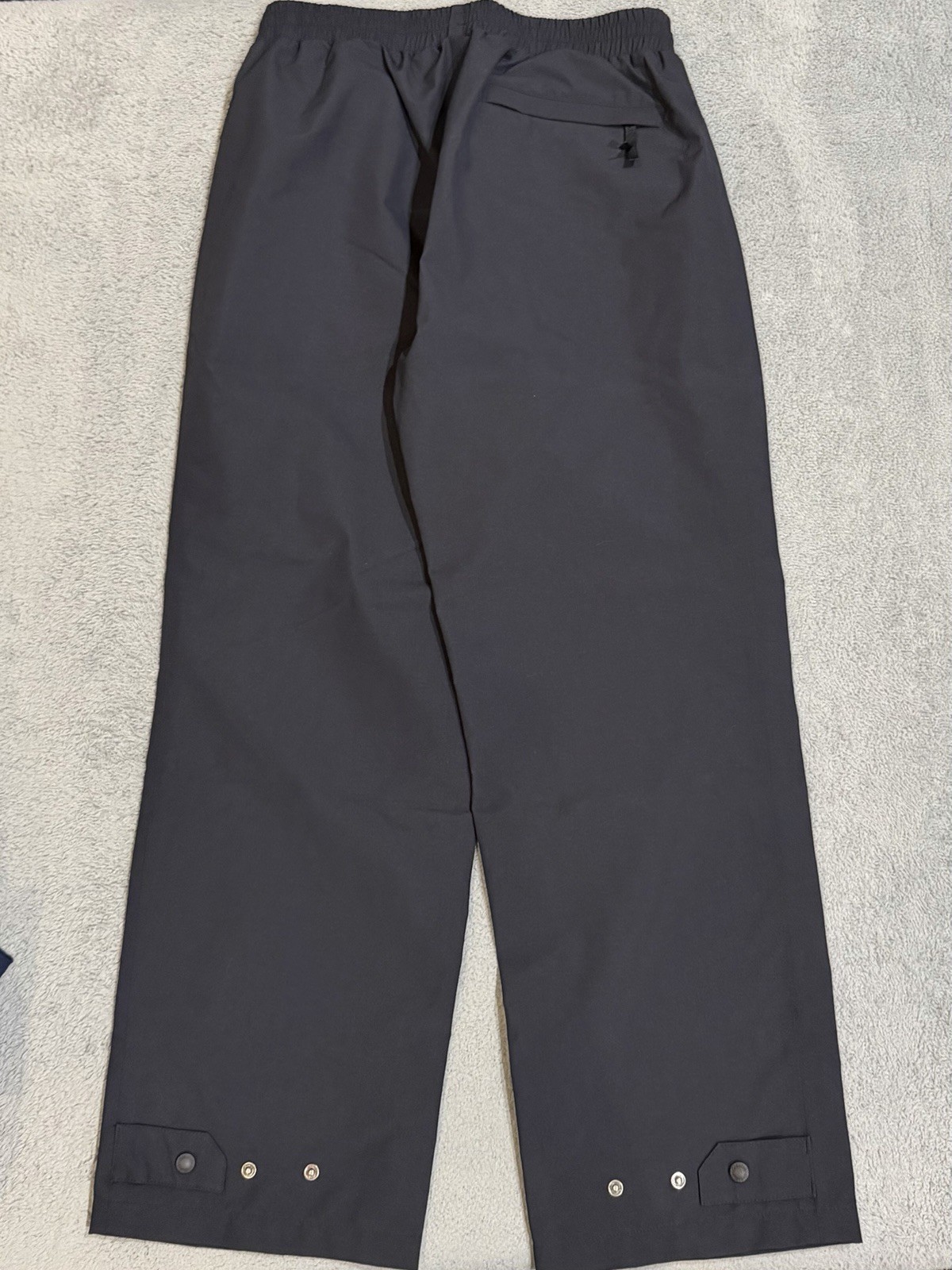 Cabelas EXV Gore-Tex Rainwear Pants Men’s M Regular Black Nylon Elastic Waist