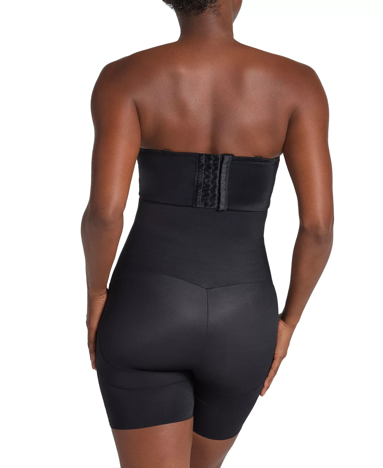 Leonisa Womens Strapless Sculpting Step In Body Shaper with Short Bottom Size XL