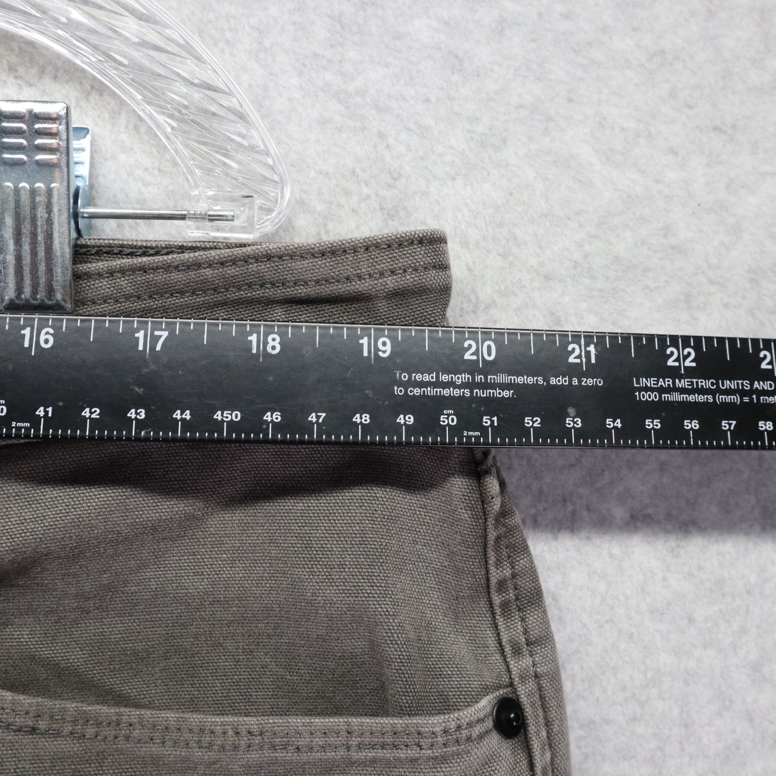 Proof Pants Mens 38×34 Rover Double Knee Work Flex Canvas 5-Pocket Jeans Olive