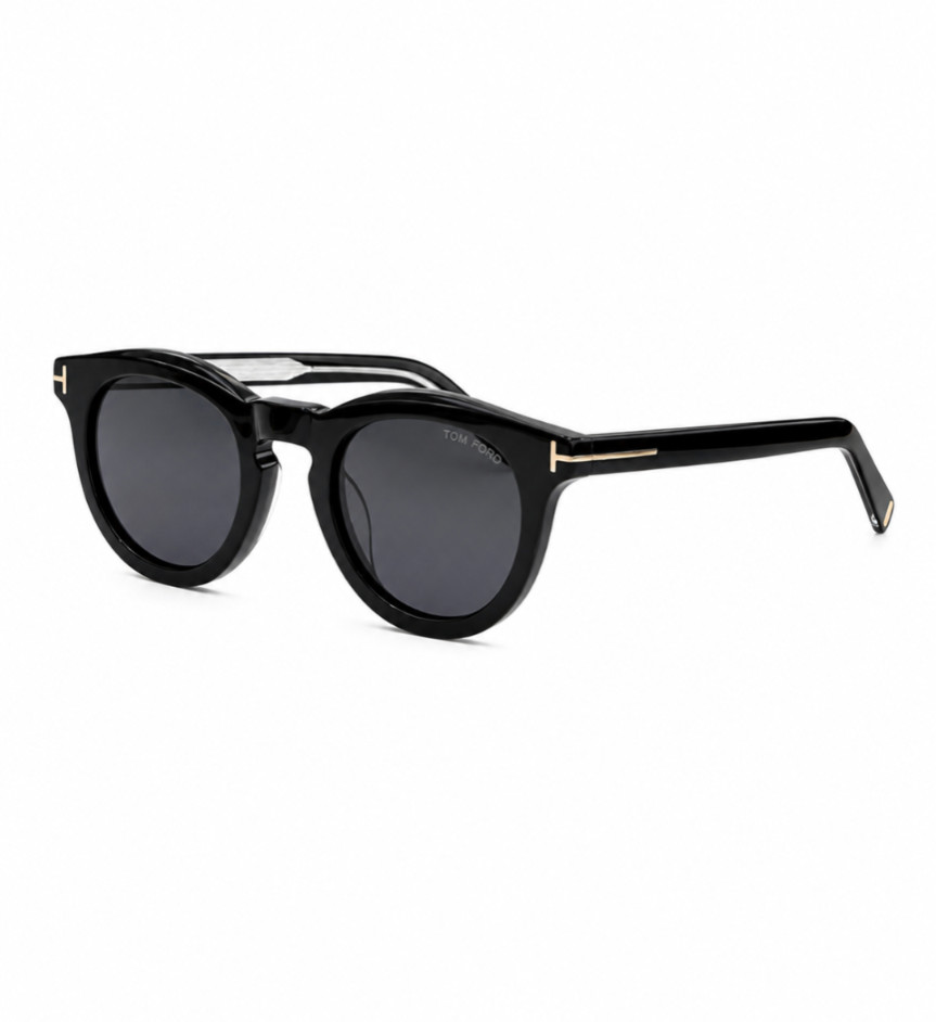 Tom Ford Icon Sunglasses FT1325 Black/Gray 47-23-145mm With Case New
