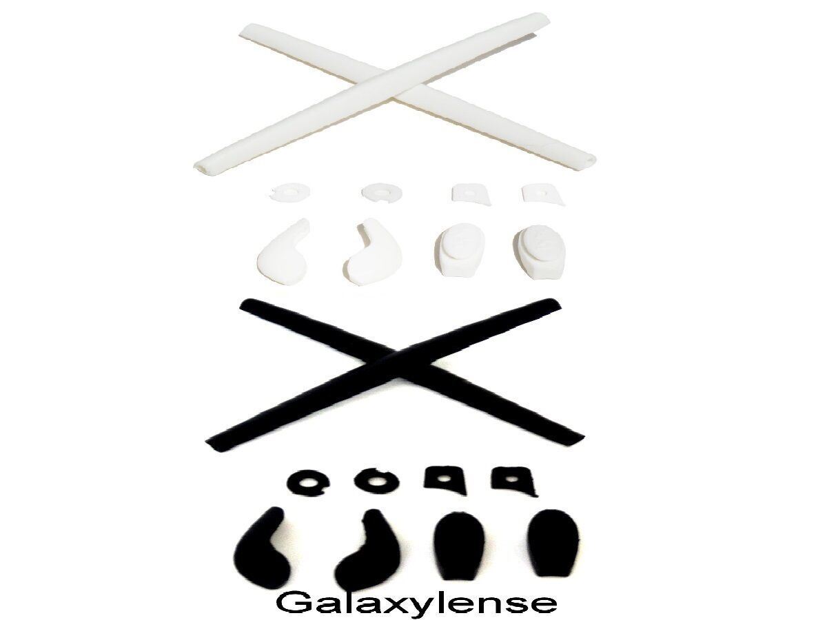 Earsocks Nose Pads Rubber Kits Oakley Juliet,Penny,Mars,X Squared Black/White