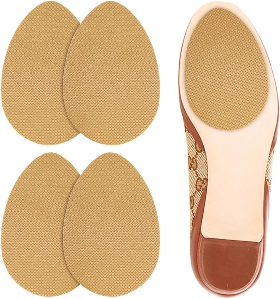 Non-Slip Yellow Shoe Pads – High Heels Anti-Slip Gel Sole Protectors, Pack of 4