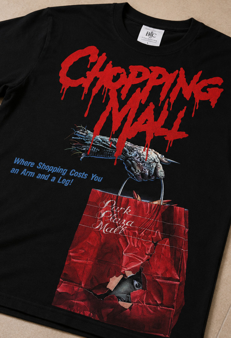 Chopping Mall Horror 80s Retro Vintage – B&C T-Shirt Unisex Size L
