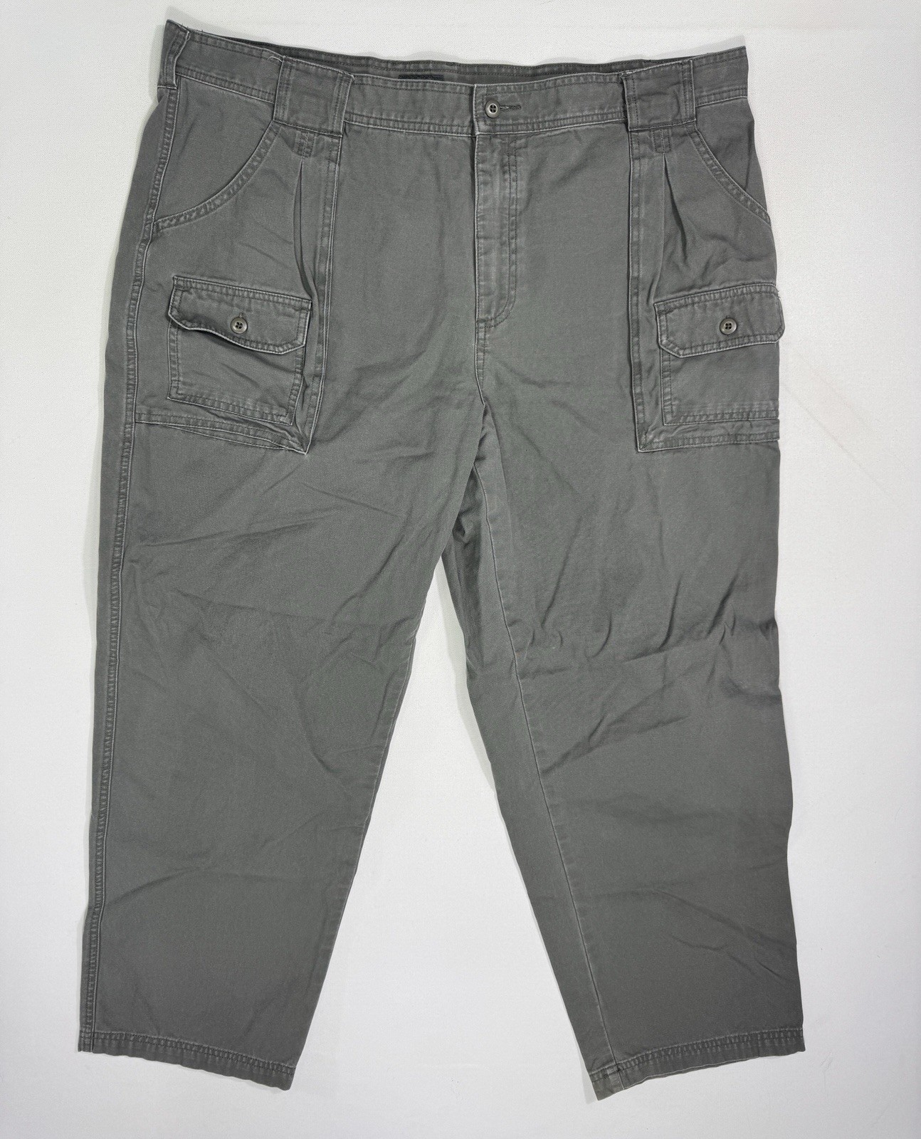 Cabela’s 7 Pocket Hiker Cargo Canvas Pants Men’s 42×30 (43×29.5) Hiking Green