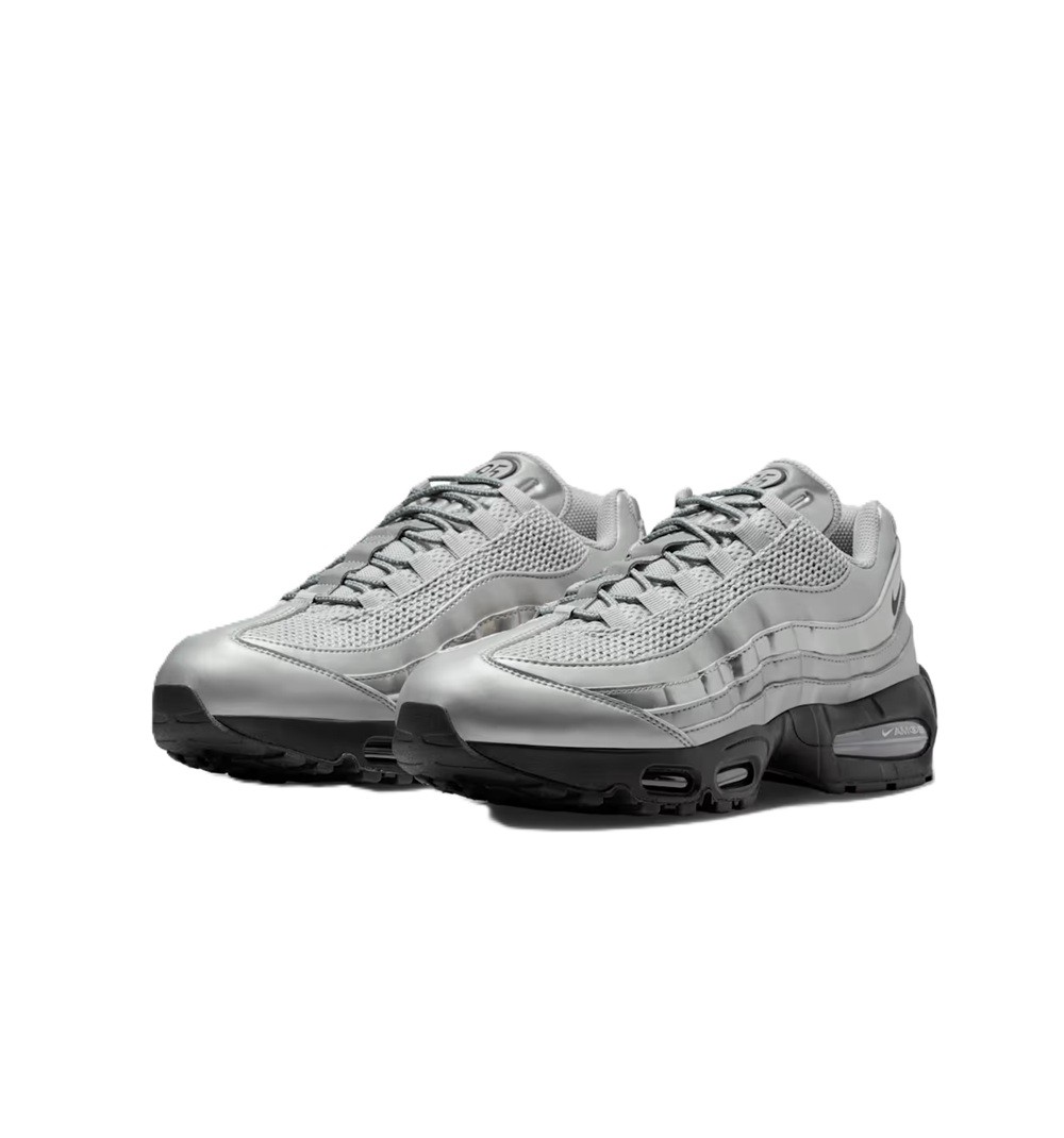 Men’s Nike Air Max 95 Big Bubble SE Metallic Silver/Black-Black (IB6830 002)