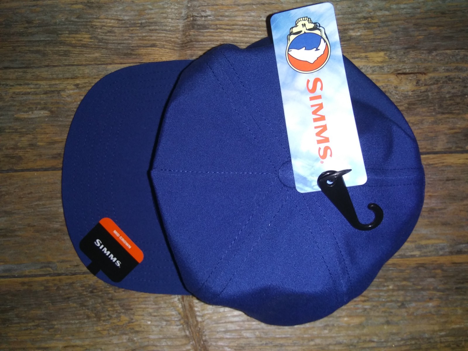 New Simms Fishing Hat – The Grateful Dead Lighting Bolt & Fish Lure Baseball Cap