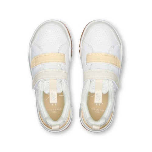 On Running Cloud THE ROGER (White/Blonde) Kids Tennis Shoes 3KE10012932