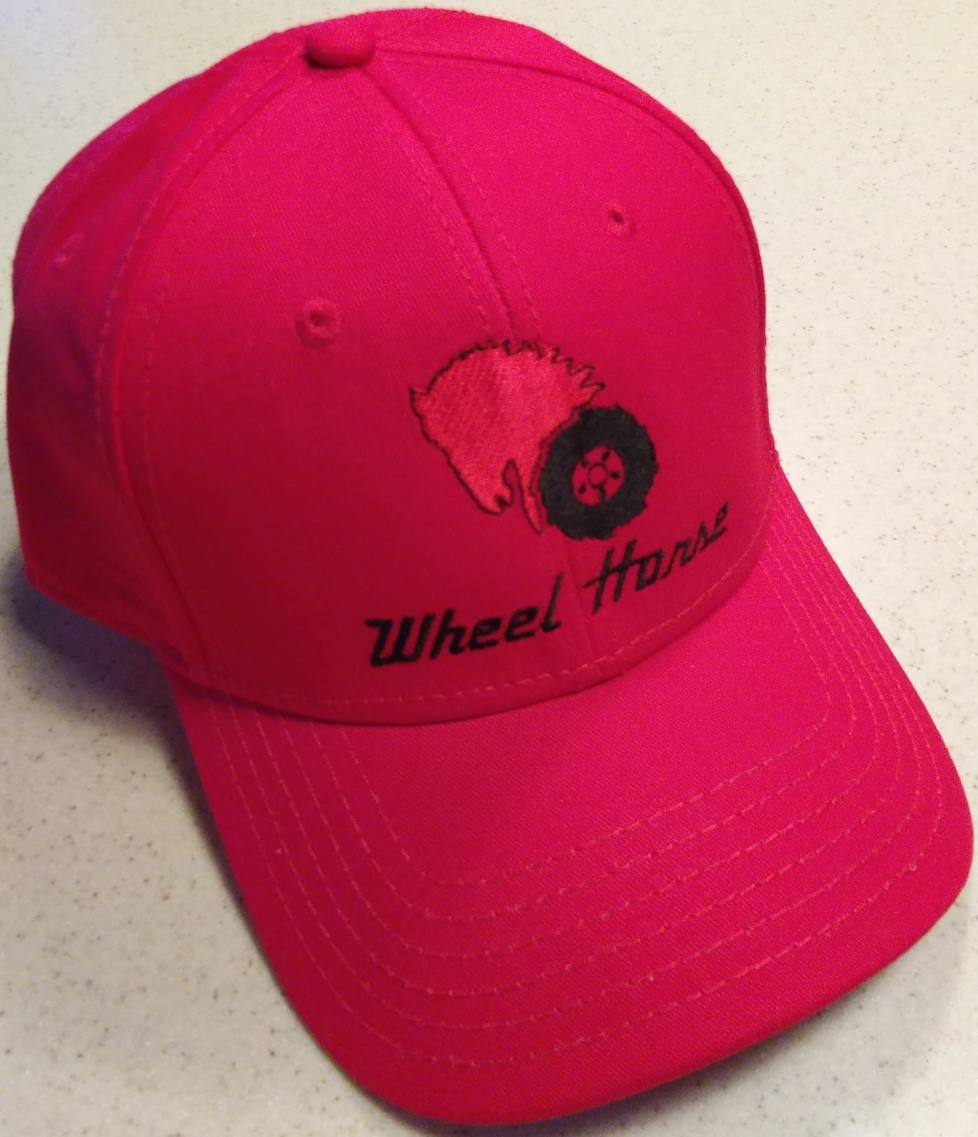 Wheel Horse Logo Embroidered Solid or Mesh Hat (6 colors)