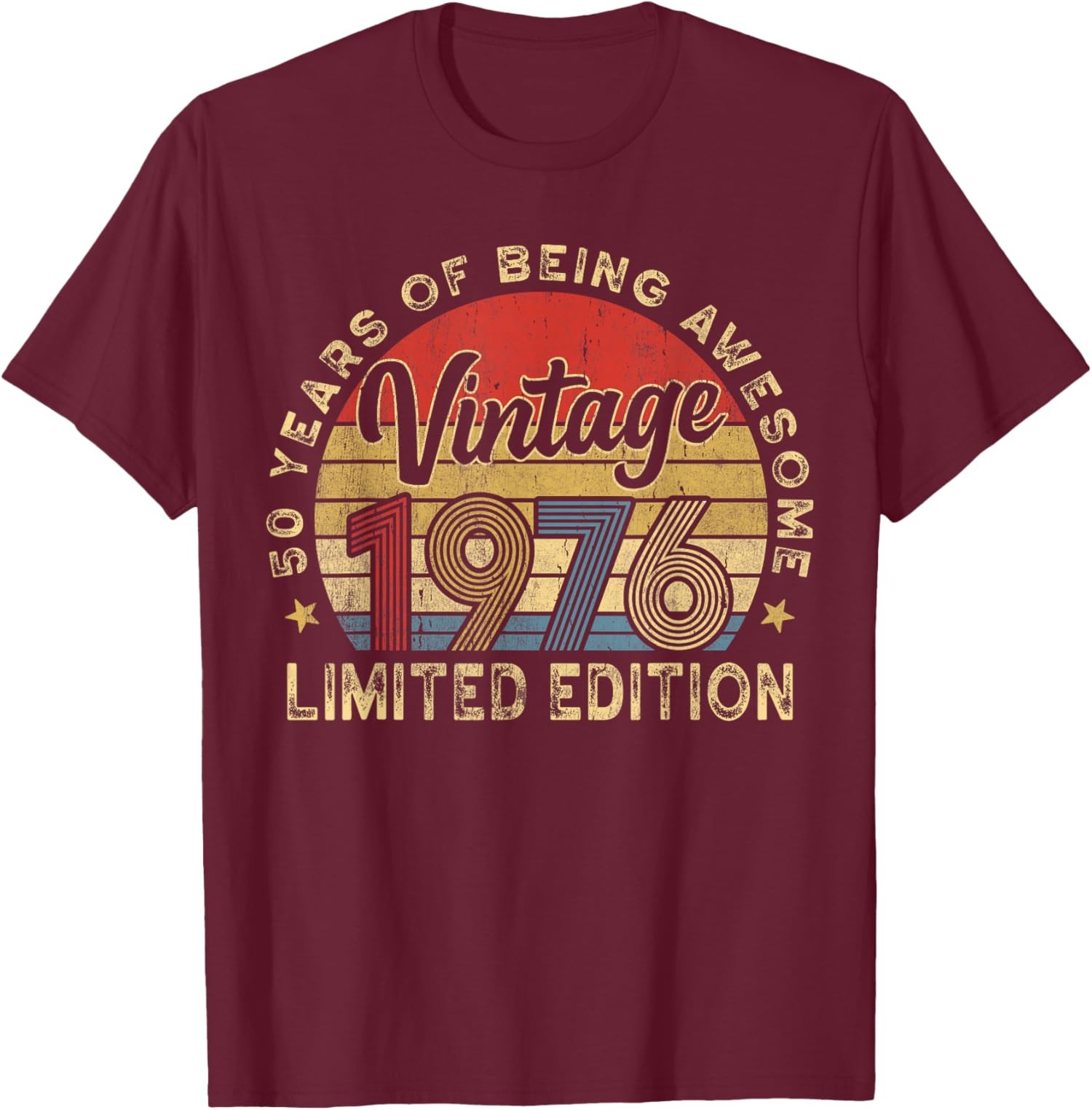 Retro 50th Birthday 1976 50 Year Old Birthday Party T-Shirt