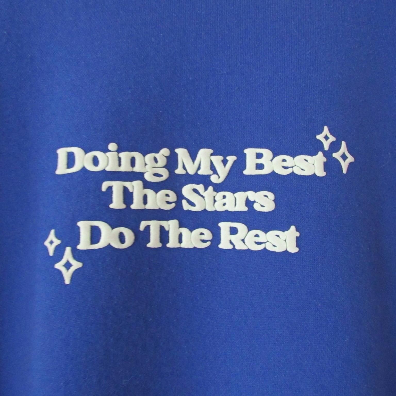 The Mayfair Group x Sanctuary Blue Sweatshirt M/L Universe Stars Crewneck Lounge