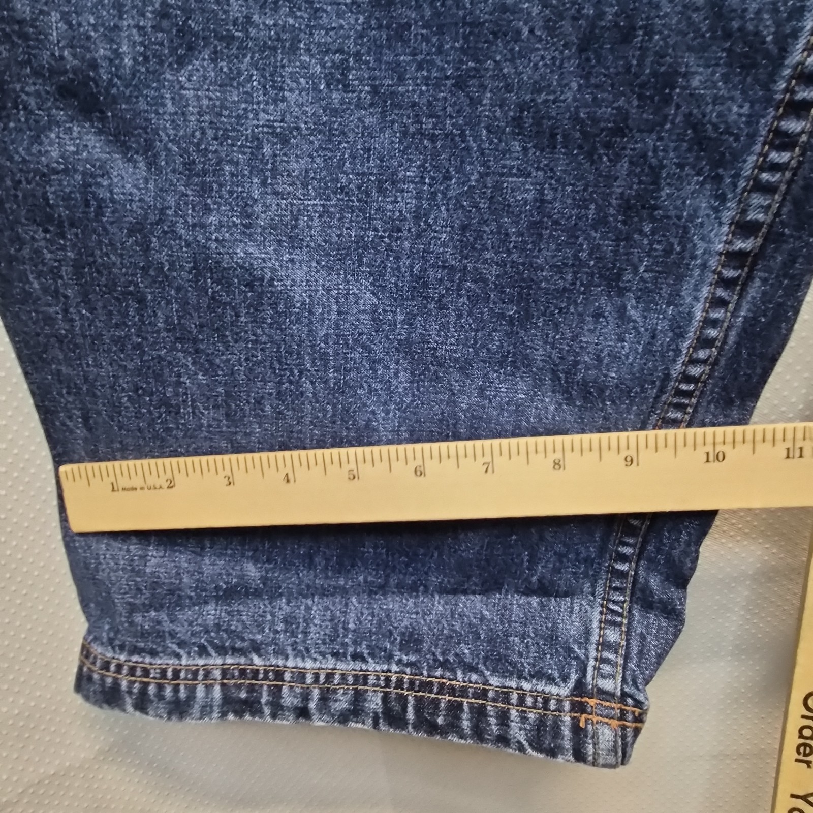 Vintage Tommy Hilfiger Jeans Mens 36×32 Carpenter Big Flag Hammer Loop Baggy Y2K