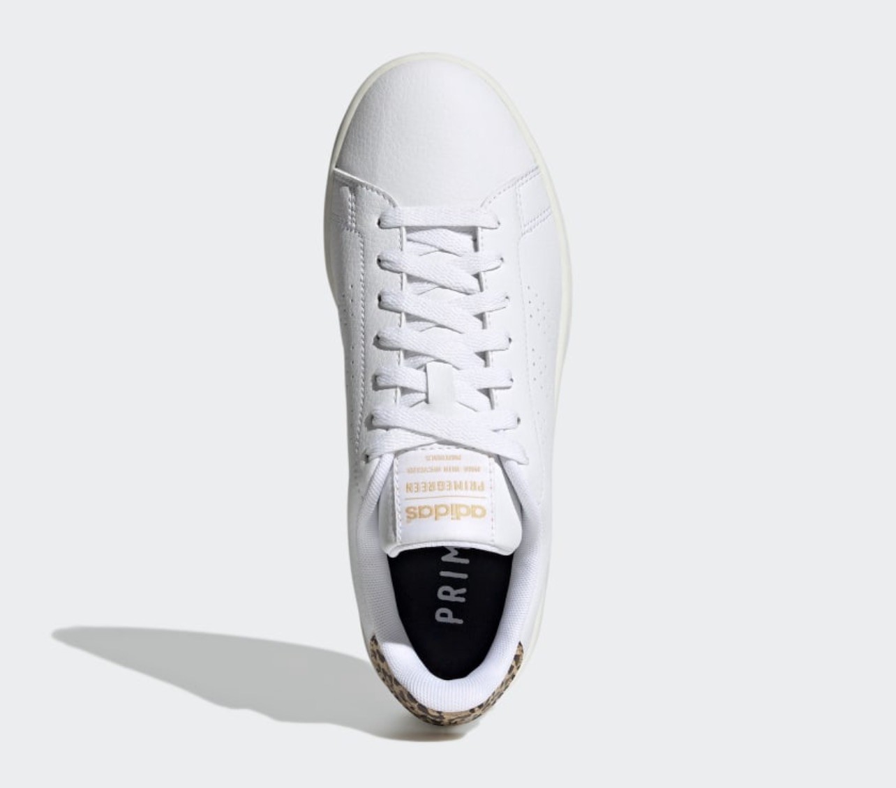 New Adidas Advantage White Leopard W Size 8.5