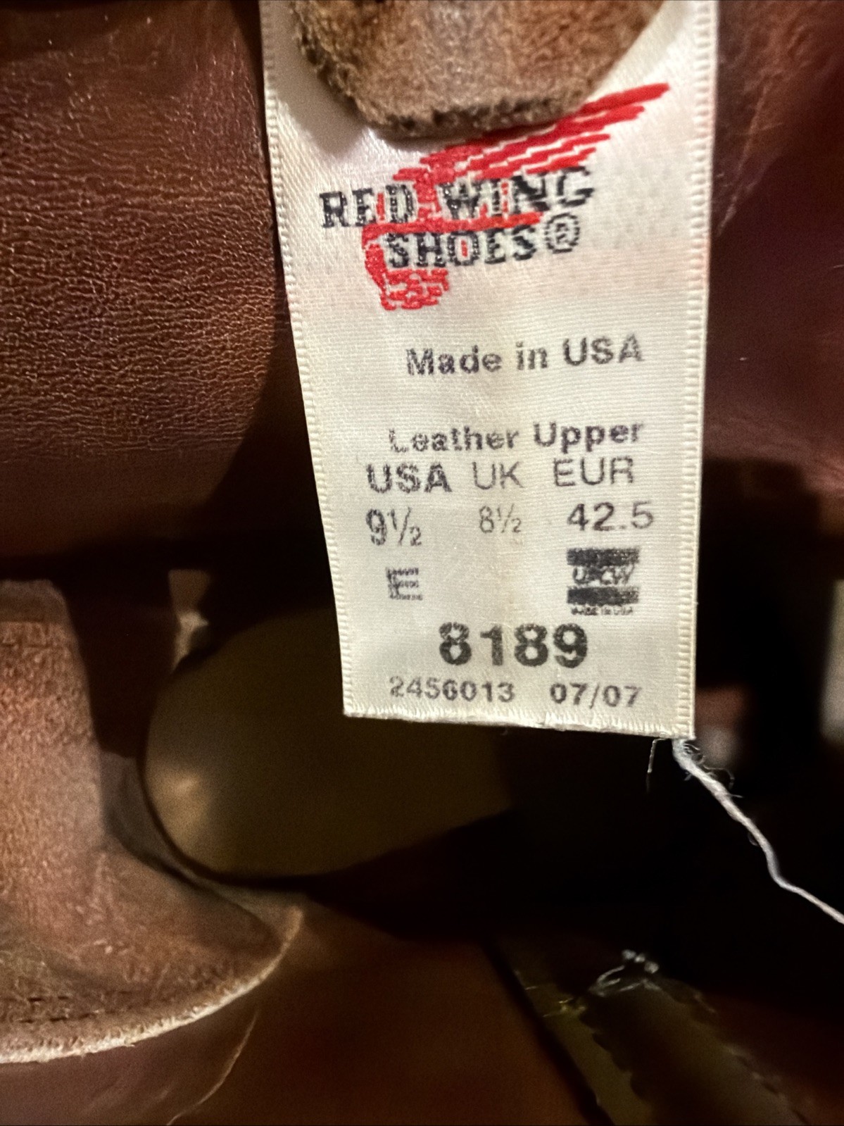 Red Wing Pecos 8189 Muleskinner With New Vibram 430 Mini-Lug Soles