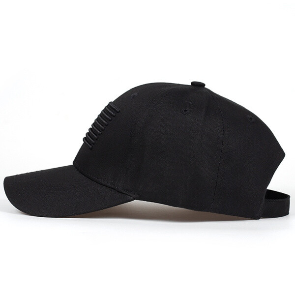Black American Flag Embroidered Low Profile Baseball Cap US Flag Hat Adjustable