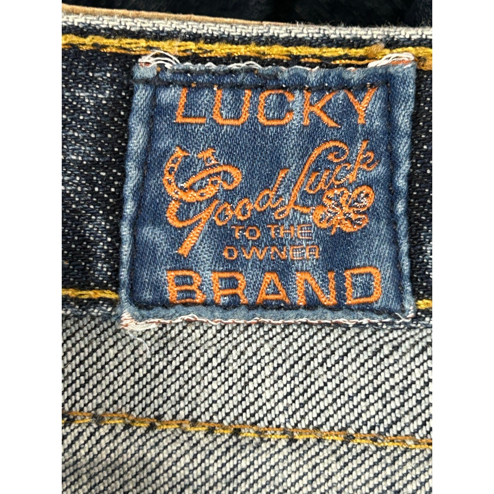 Lucky Brand Easy Rider Womens 6 28 Button Fly Straight Leg Jeans 32.5 Inseam