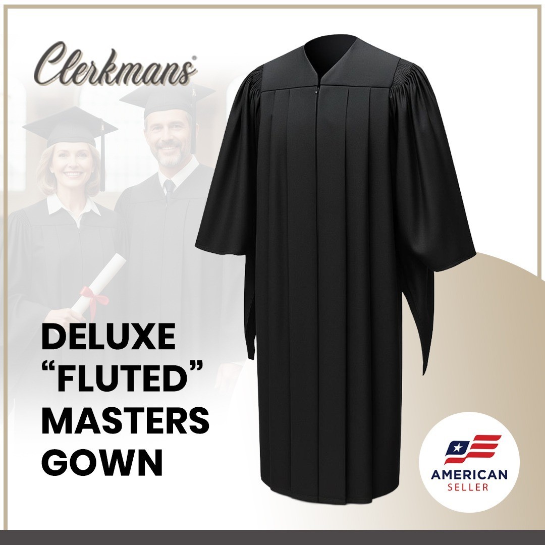 Deluxe Masters Graduation Gown – Academic Regalia