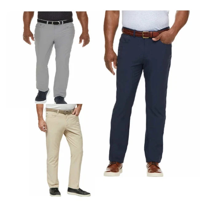 Greg Norman Men’s Ultimate 5-Pocket Stretch Performance Pant various sizes NEW