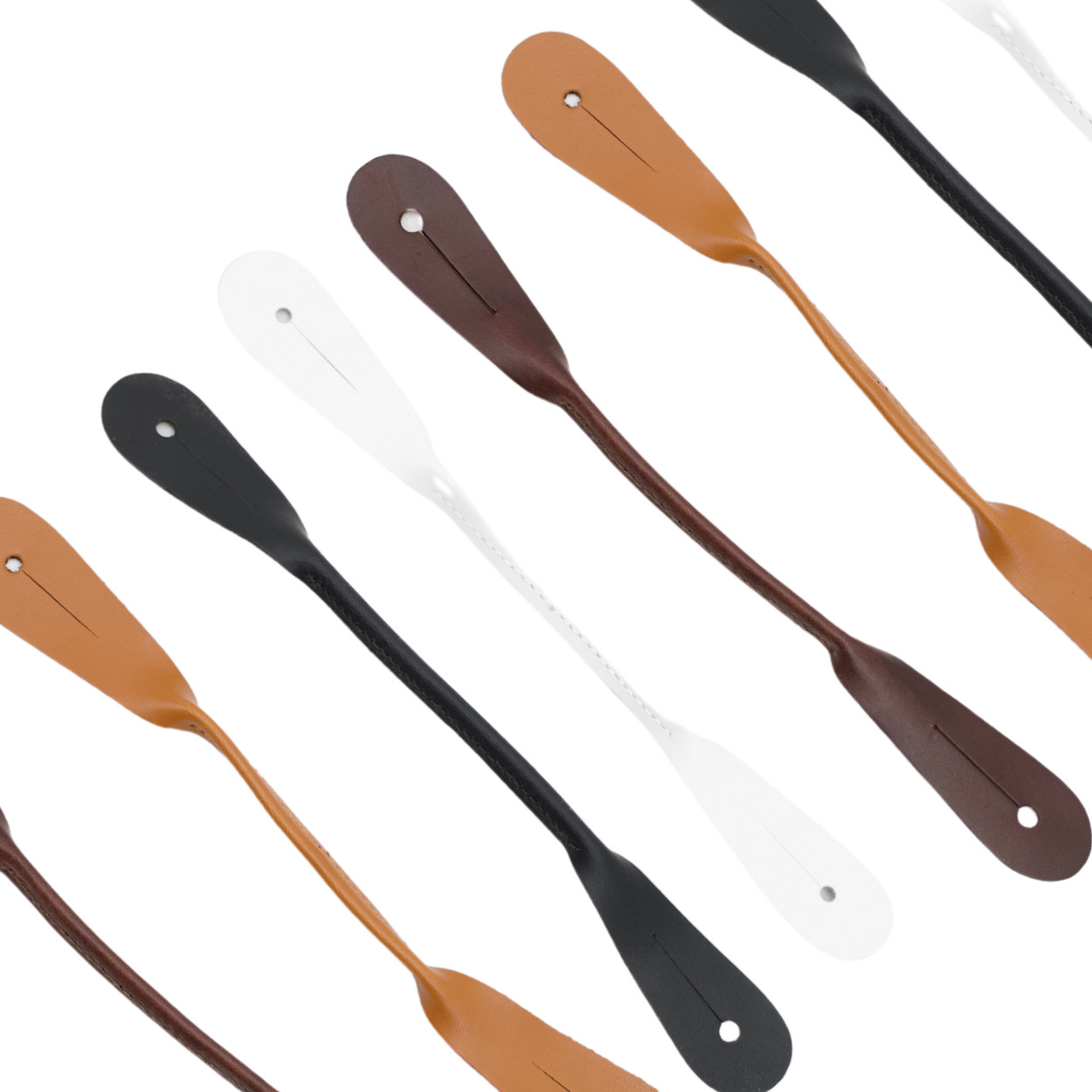 Men’s Suspenders, USA Made Button On Leather Replacement Ears, or Convert