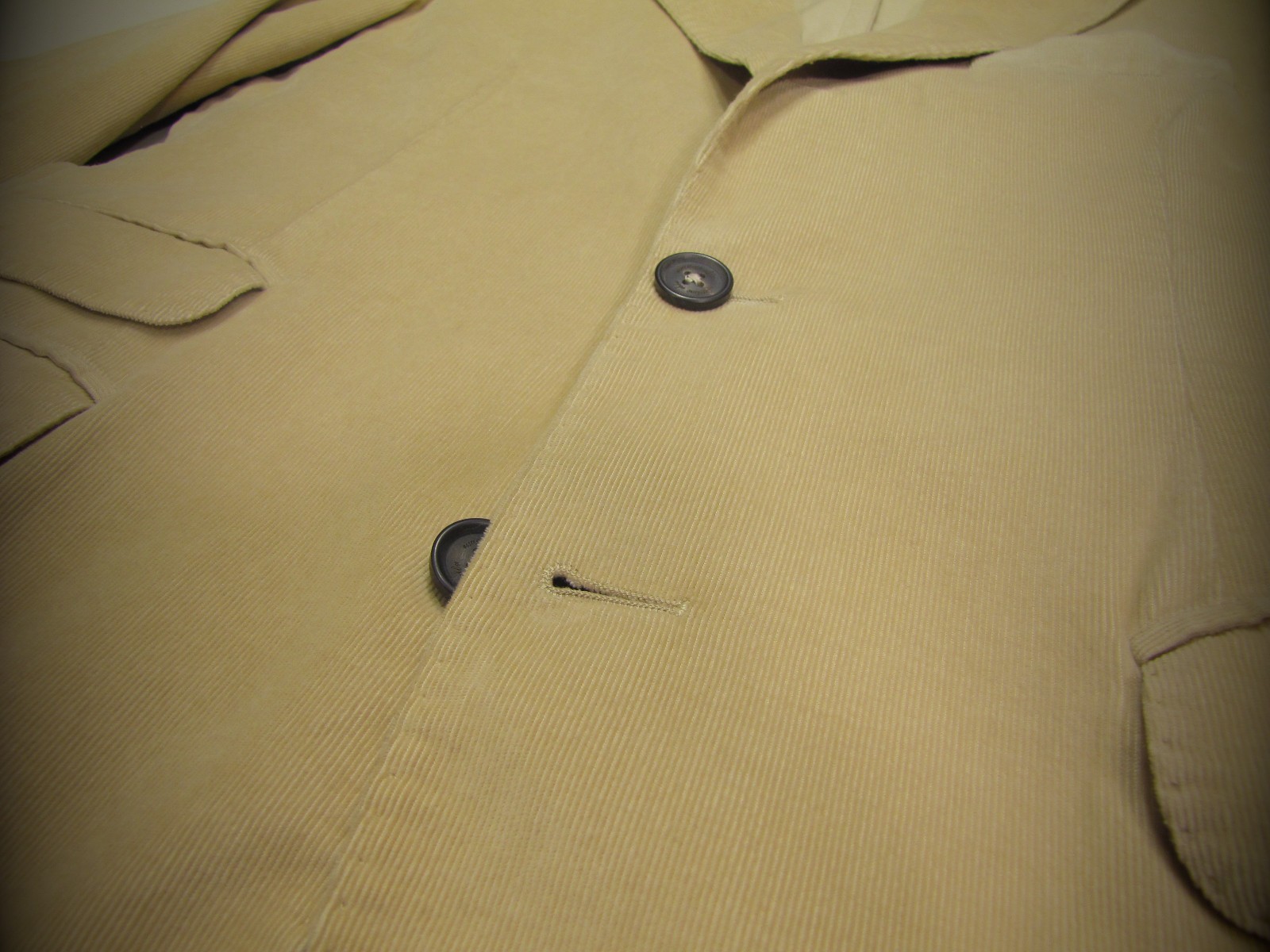 Massimo Alba corduroy sloop jacket 100% cotton desert tan men’s ALTERED 40 / 38