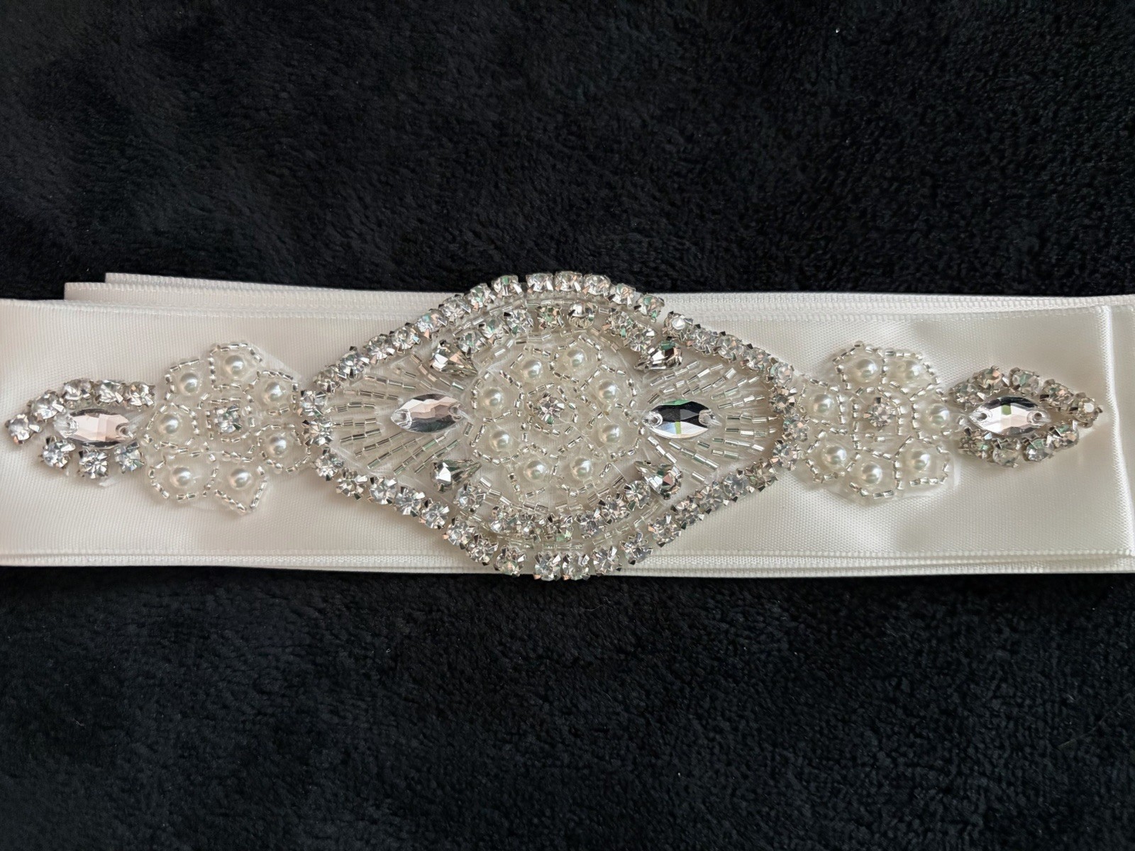 Wedding Sash With Embellishment