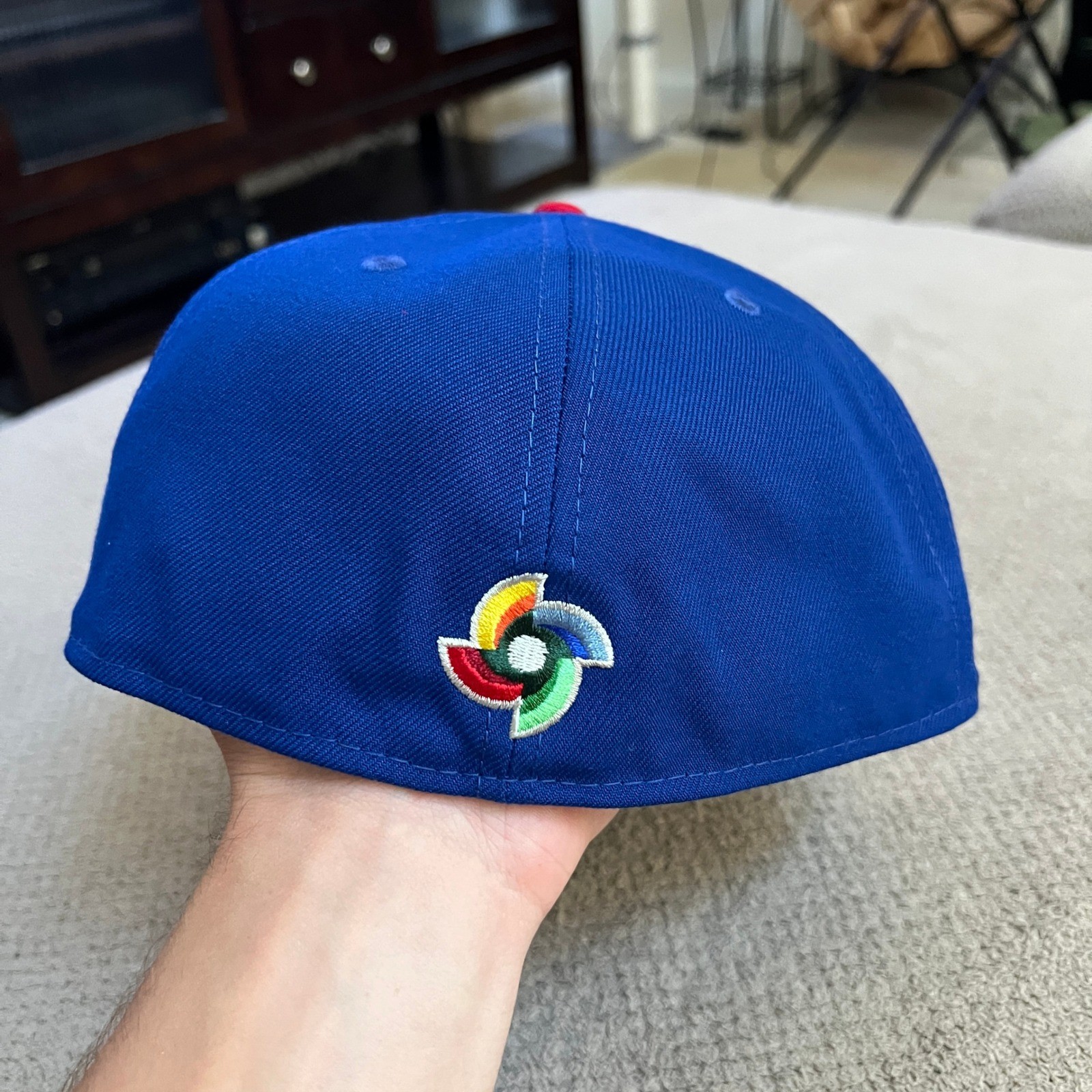 New Era 59FIFTY Puerto Rico World Baseball Classic Hat Blue Red Size 7 5/8 NEW