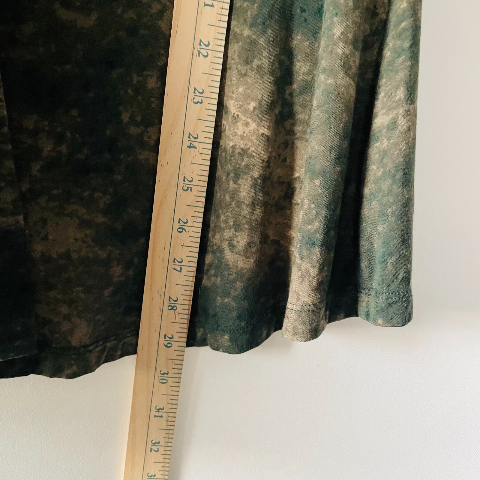 Logo Layers Womens Green Open Front Abstract Textured Knit Cardigan Size Large