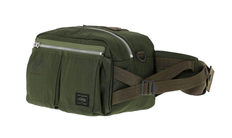 Porter FLYING ACE WAIST BAG 863-16809 Olive Drab size 27×17×13cm new from japan