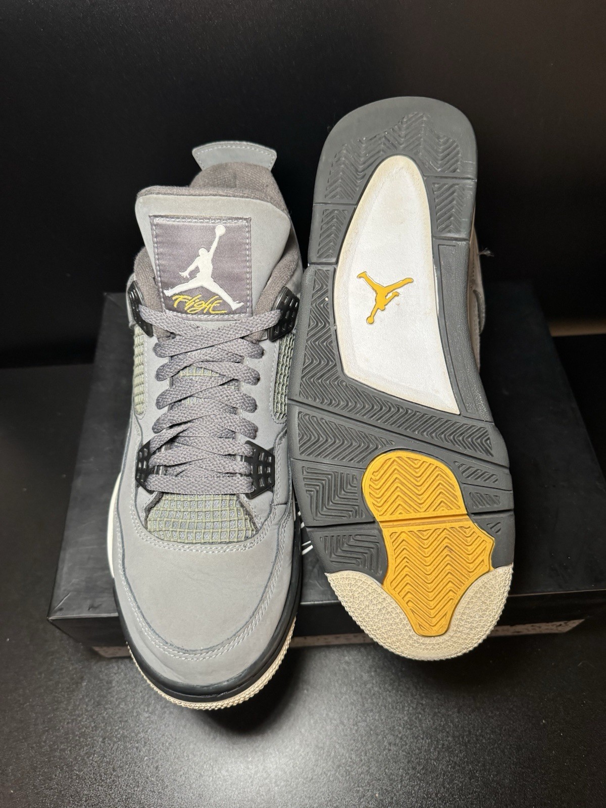 Nike Air Jordan 4 Cool Grey Size 10 Pre-Owned
