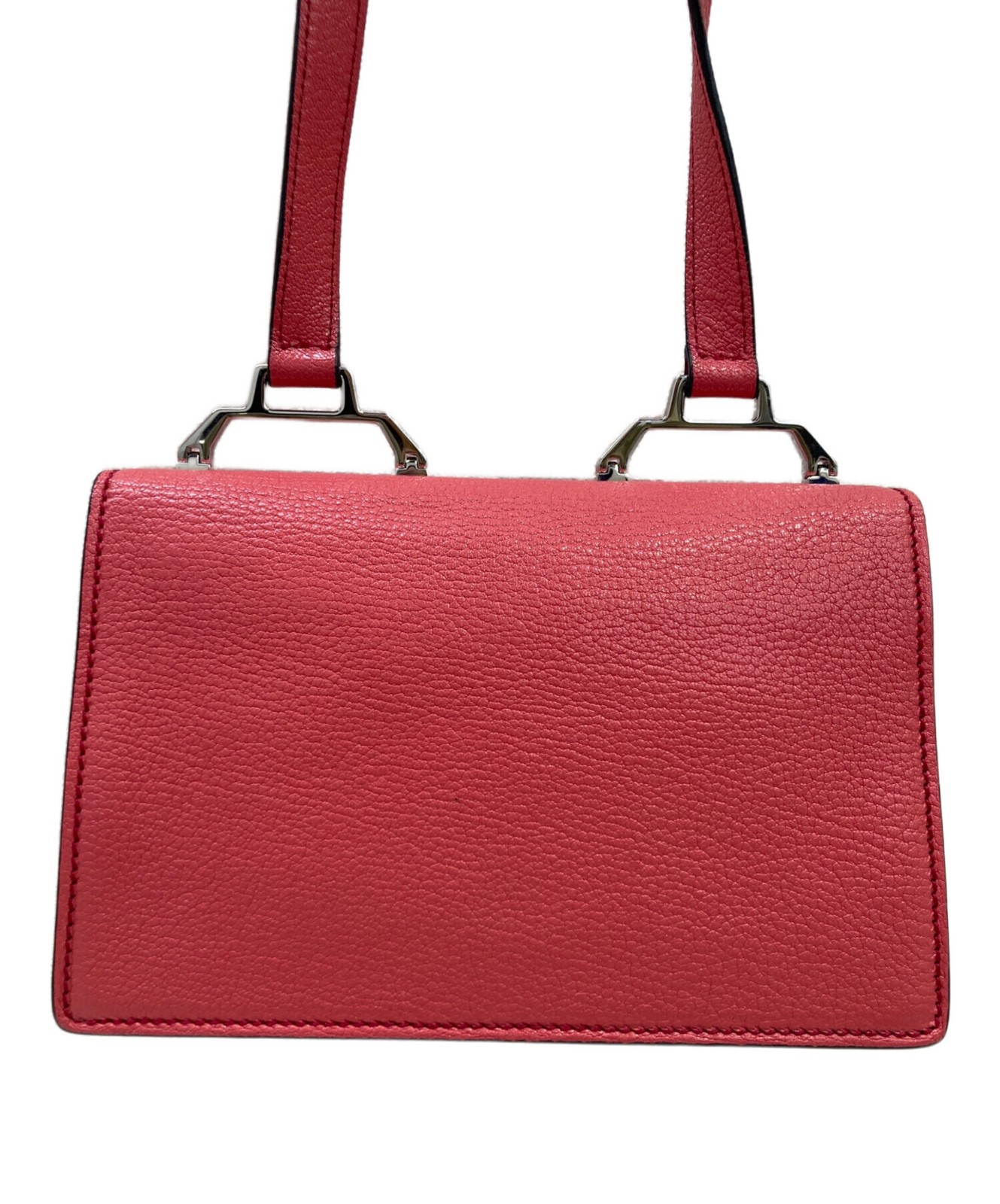 MiuMiu Pink 2 Way Bag Leather Shoulder Crossbody 5BH087 Guarantee Card Auth