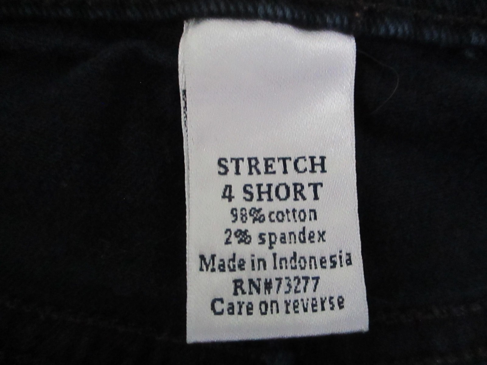 Croft & Barrow Classic Straight Leg Jeans Womens 4 Short Blue Dark Stretch 28×28