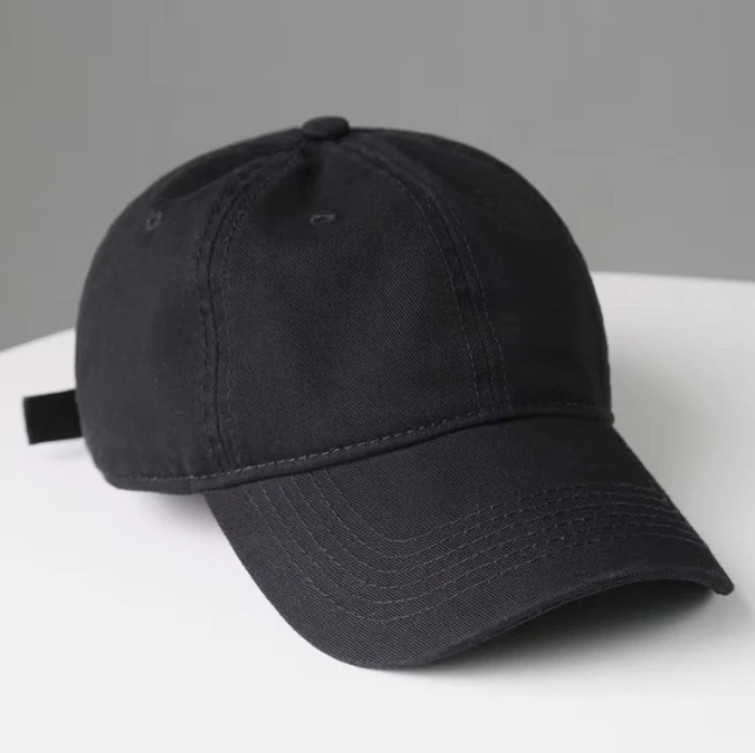 Cotton Baseball Cap Ball Dad Hat Adjustable Plain Solid Washed Men Washed