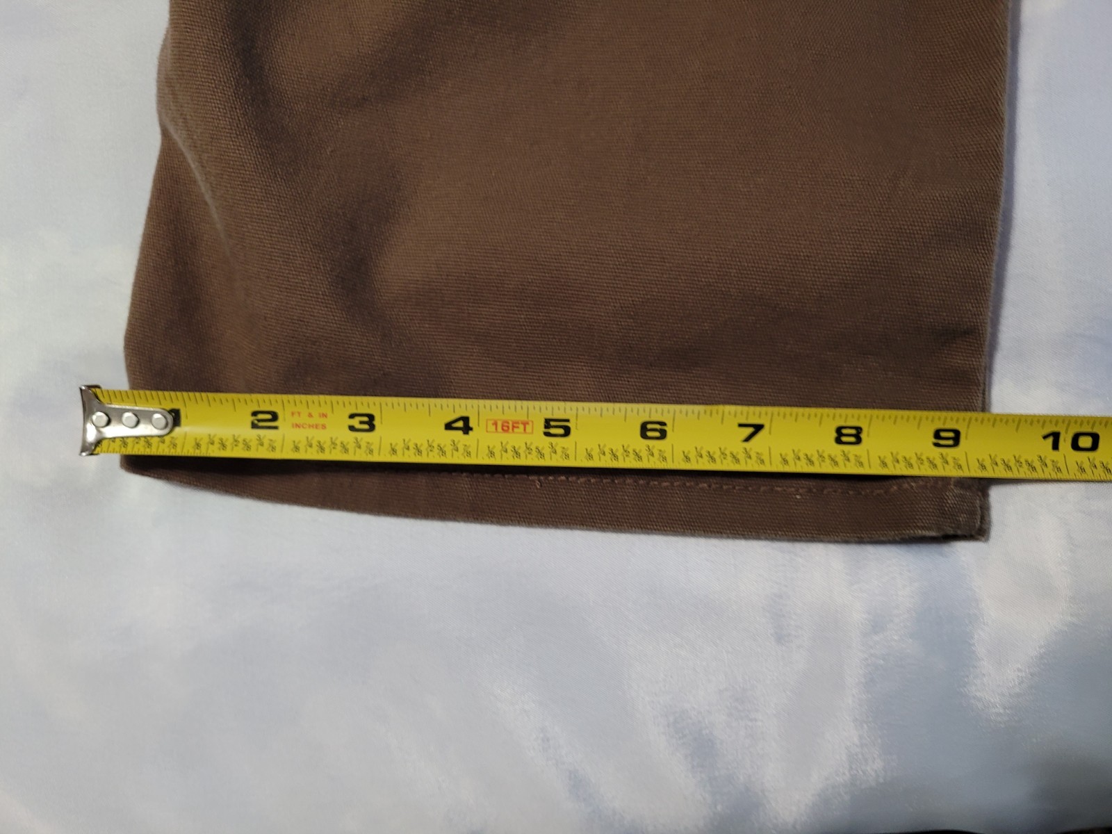 Dickies Mens Tan/Brown Carpenter Cargo Utility Work Pants Zip Closure Sz 40×30